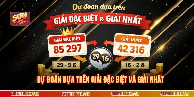 Dự đoán dựa trên giải đặc biệt và giải nhất